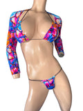 Exotic Neon Colorful 3 Piece