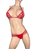 Exotic Dancer Red Bikini