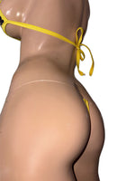 Exotic Dancer Neon colors top and thong