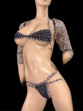 Brown leopard Print 3 Piece set