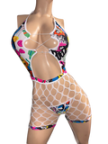 Exotic Romper with thong