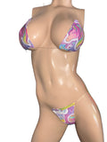 Exotic Dancer Prints Tiny Bikini