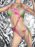 Exotic Dancer Wild print Bodysuit