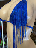 Exotic Dancer Royal Blue Bikini