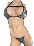Exotic Dancer Silver and Black set