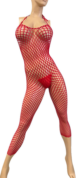 Sexy romper Red with thong