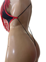 Sexy black with red Bodysuit