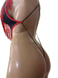 Sexy black with red Bodysuit