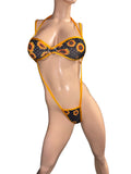 Sunflower top and thong