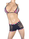 Exotic Short top and thong