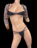 Brown leopard Print 3 Piece set