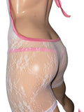 White Net romper