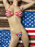 Exotic Dancer Flag Bikini