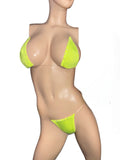 Exotic Dancer Yellow Bikini