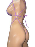 Lavender Slingshot thong and top