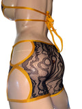 Exotic Short top and thong