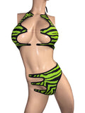 Exotic Green Zebra 2 Piece