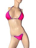Hot Pink and Purple Bikini