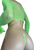 Exotic Neon Green 3 Piece set