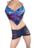 Navy Blue Shorts and Top