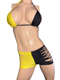Exotic Dancer Two Color Short and Top