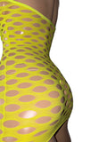 Exotic Dancer Yellow Dress with thong