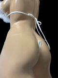 White Bikini with Feather