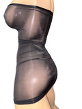Little Black dress with thong