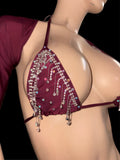 Exotic Burgendy 3 Piece set
