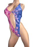 Exotic Two Tone Bodysuit