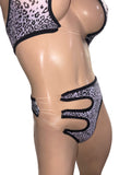 Exotic Gray Cheetah 2 Piece