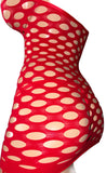 Exotic Red Net Dress with thong
