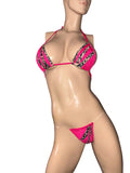 Exotic Dancer Red Bikini