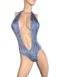 Exotic Dancer Jean Look Bodysuit